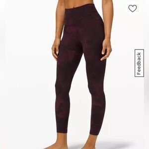 Lululemon Align Pant *Diamond Dye Diamond Dye Cassis Black
